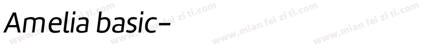 Amelia basic字体转换